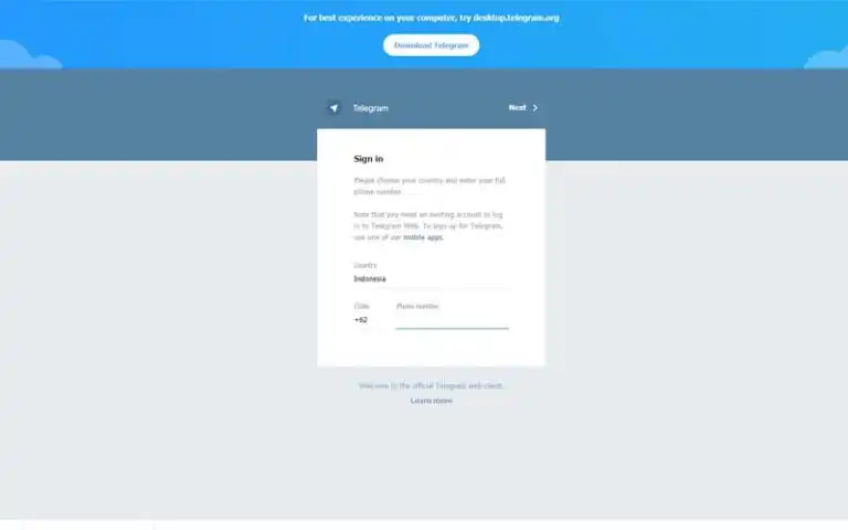 telegram web login telegram web login